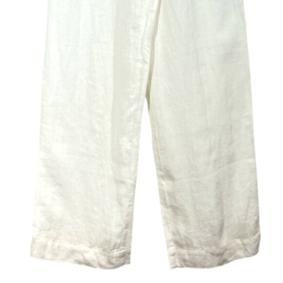 Jenni Kayne Logan Linen Pants White Size XS Pre-Loved - Picture 4 of 5